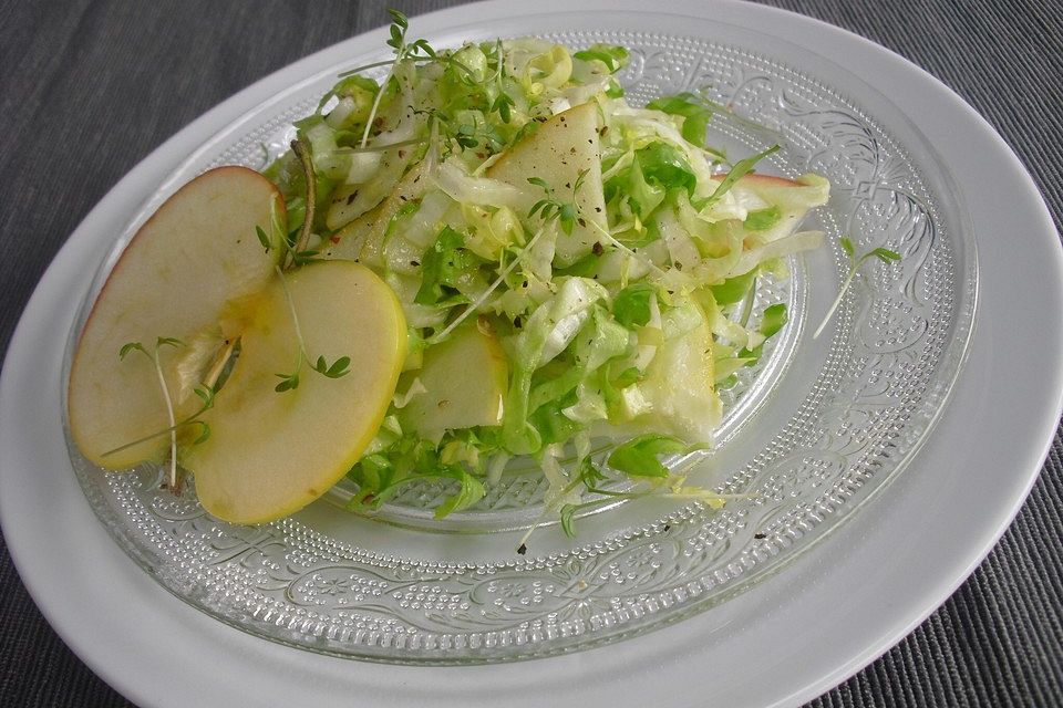 Endivien-Apfel Salat