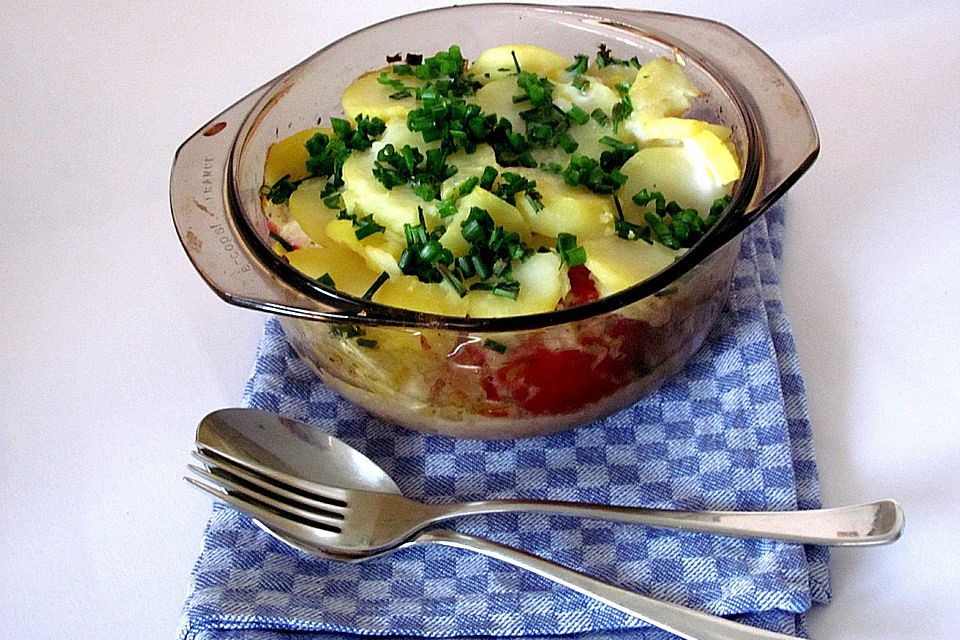 Tomaten mit Käsefüllung