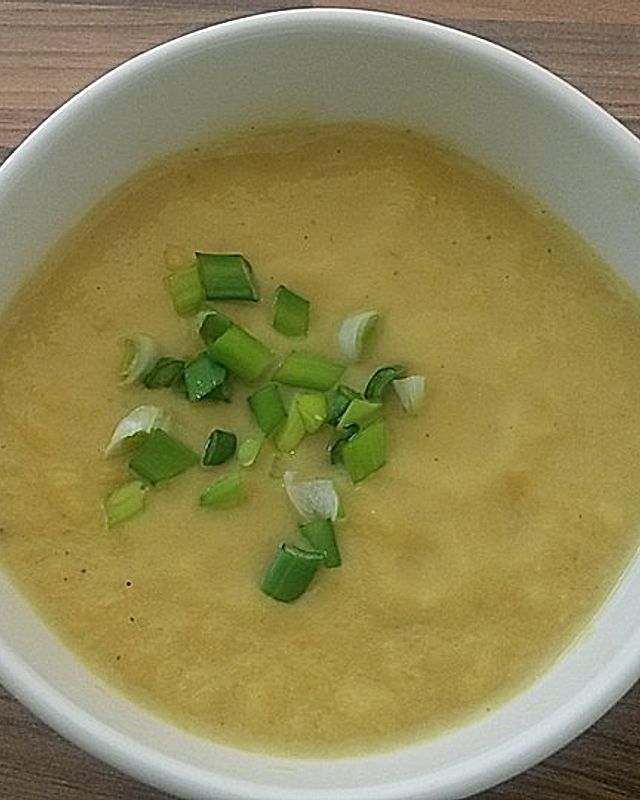 Ingwer-Birnen-Curry Cremesuppe