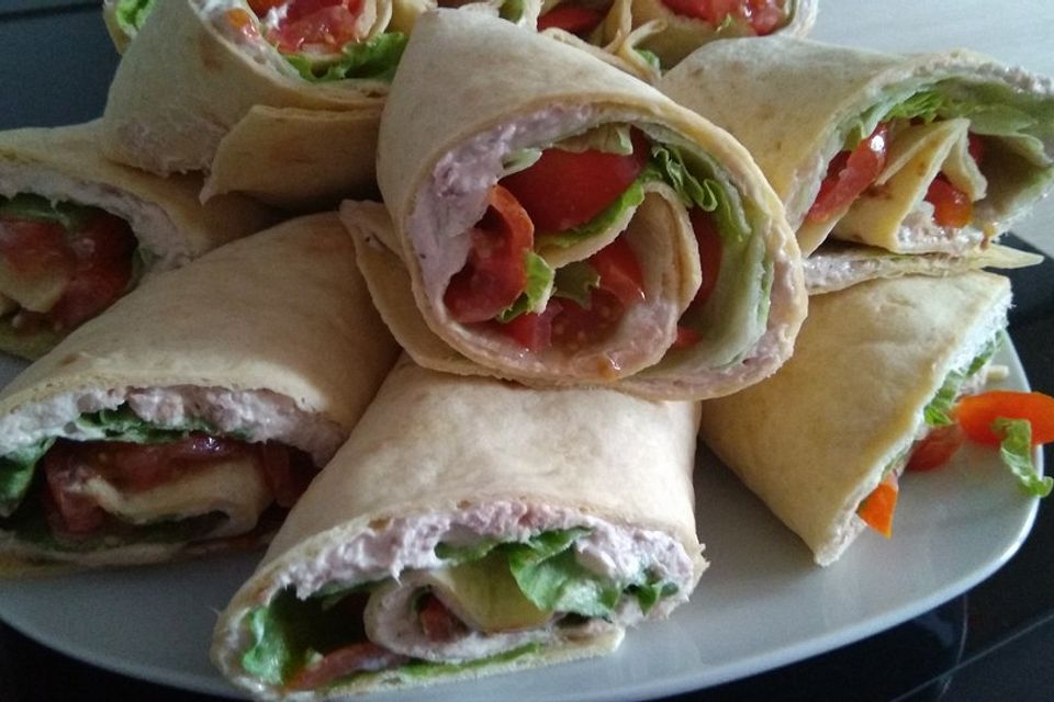 Thunfisch Wraps