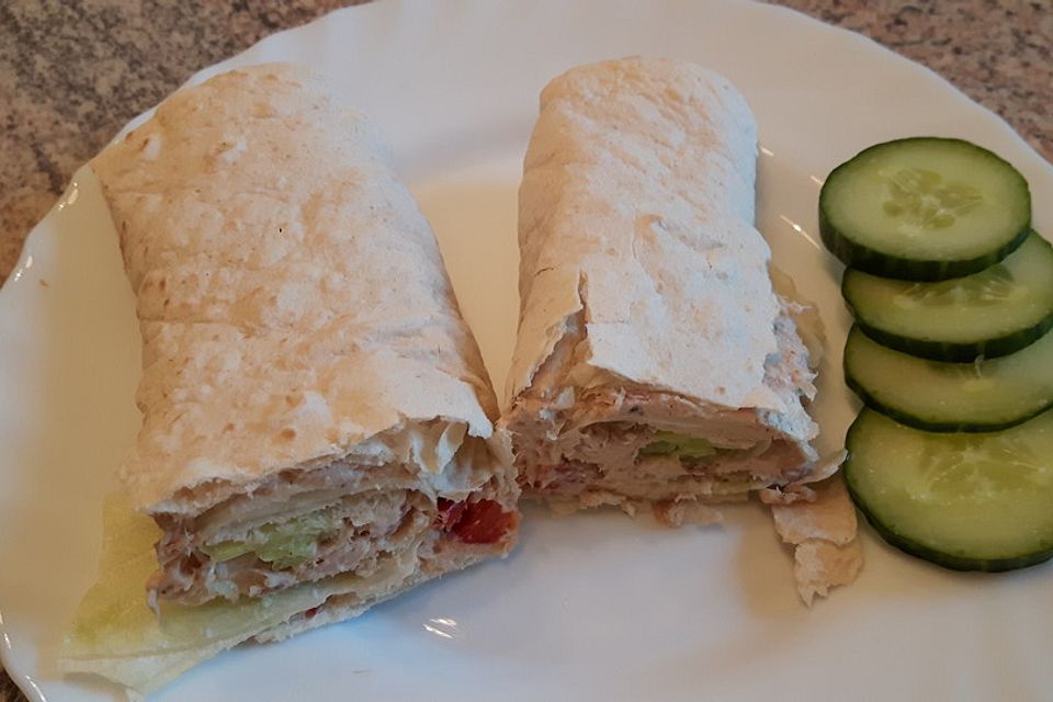 Thunfisch Wraps