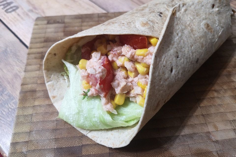 Thunfisch Wraps