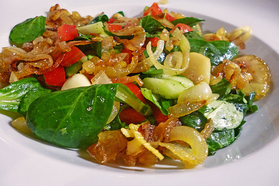 Gurken-Tomaten-Feldsalat