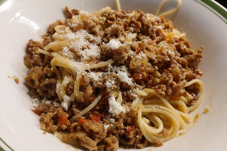 Bolognese mit Paprika