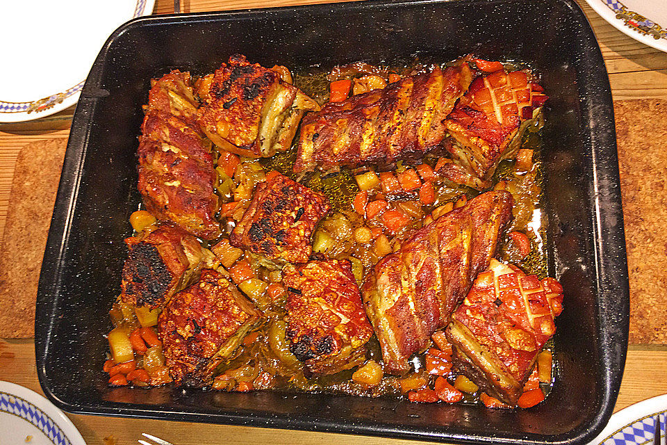 Bayrisches Krusten-Wammerl mit Sauerkraut  à la Maggler