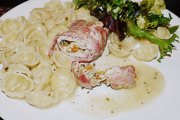 Hähnchenrouladen mit Nudeln von UtiS83 | Chefkoch