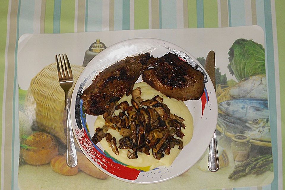 Gegrillte Rinderleber à la Duchemin