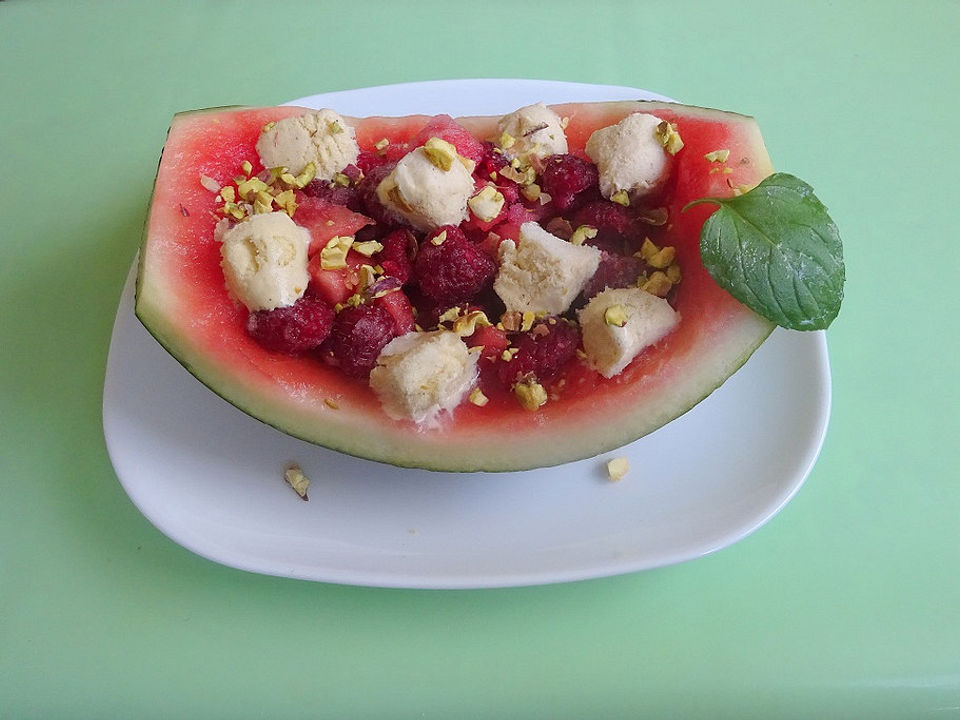 Melonen-Himbeer Salat| Chefkoch