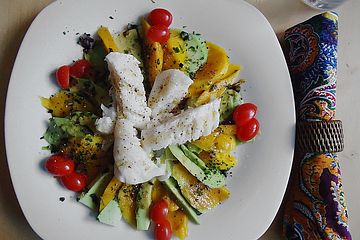 Avocado Mango Salat Mit Fisch Chefkoch