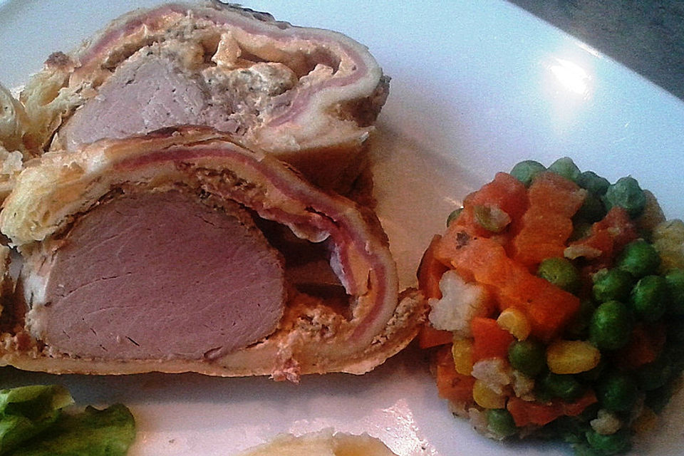 Schweinefilet im Blätterteig