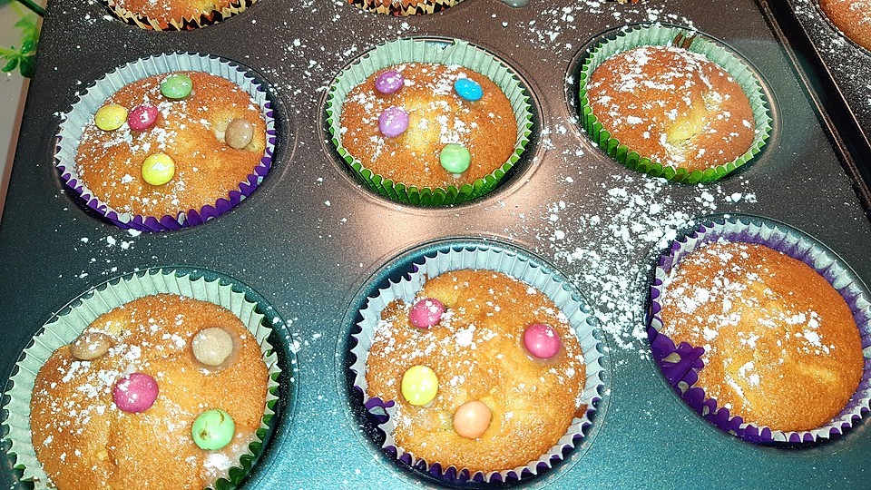 Smartie Muffins Von Lysanne20 Chefkoch 