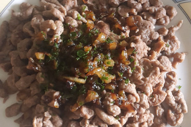 Leberspätzle auf schwäbische Art von Kochfan67| Chefkoch Leberspätzle auf schwäbische Art von Kochfan67| Chefkoch