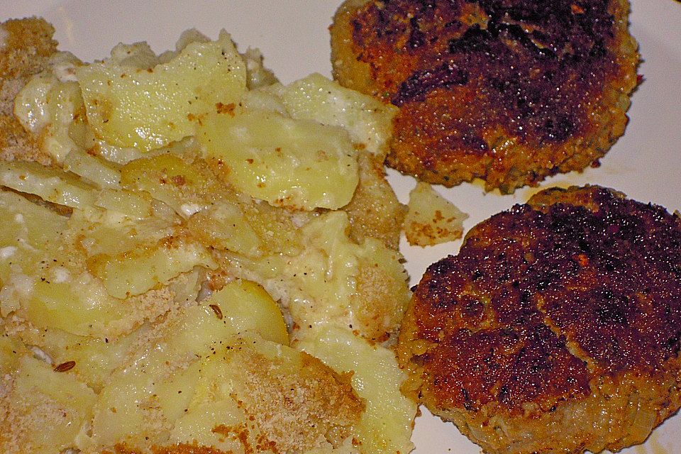 Sahne-Kartoffeln aus dem Backofen