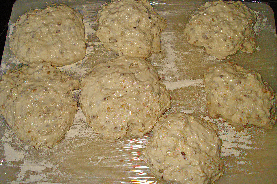 Knusprige Langschläferbrötchen