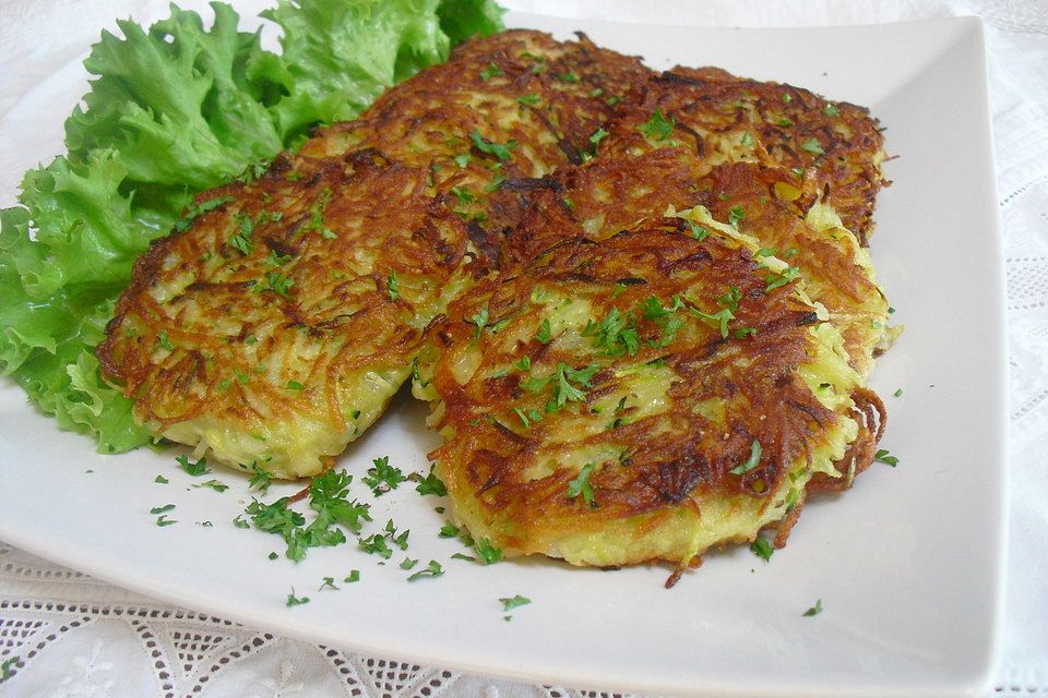 Kartoffel-Zucchini-Puffer