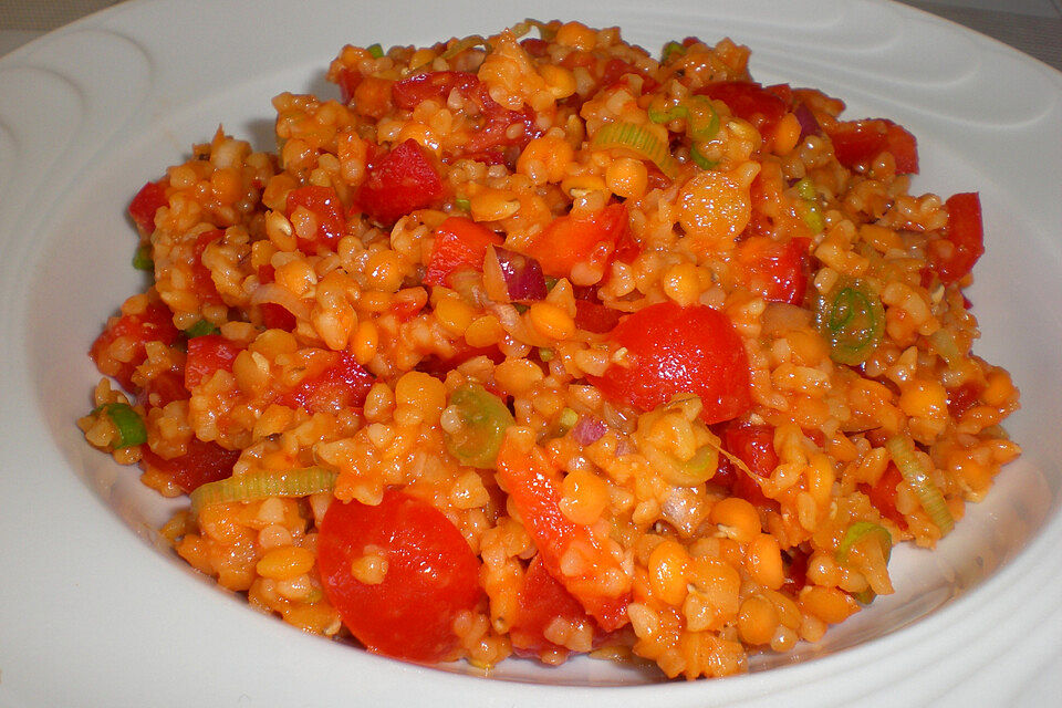 Linsen-Bulgur-Salat