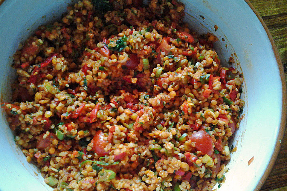 Linsen-Bulgur-Salat