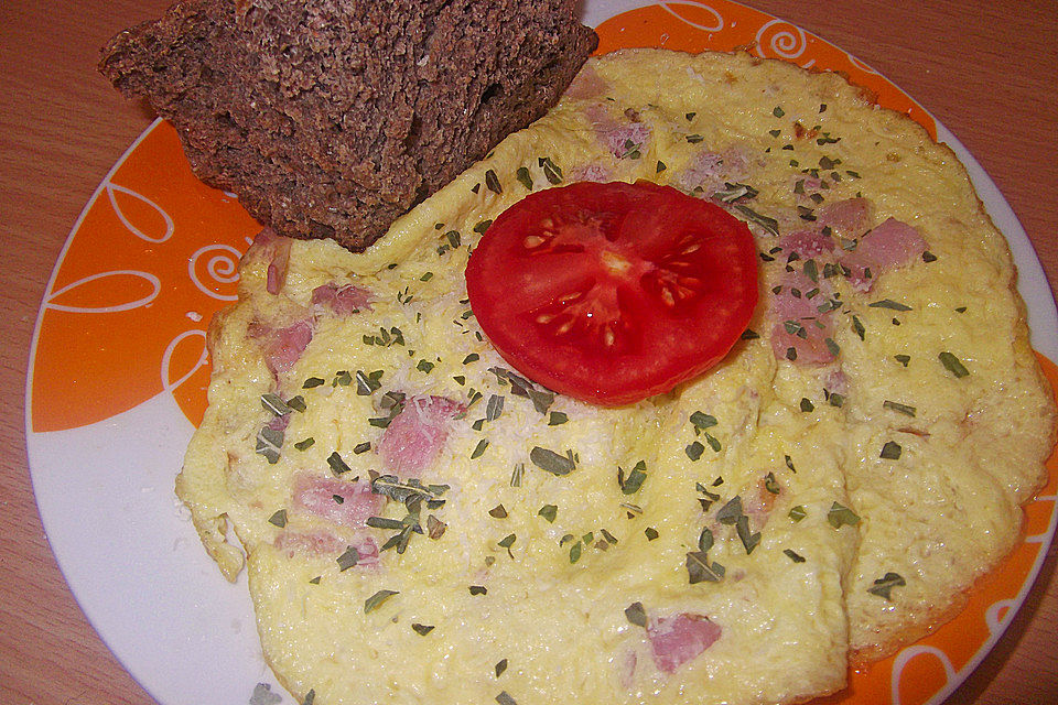 Omelette mit Speck