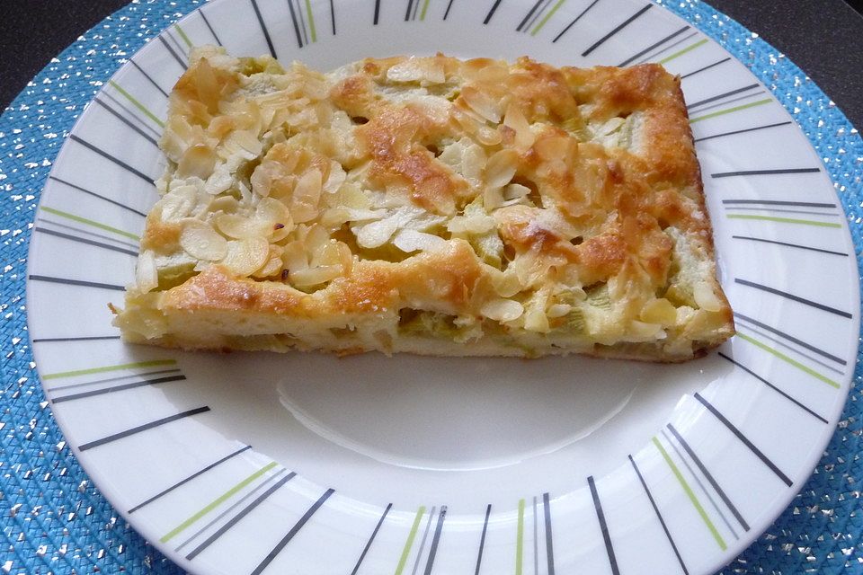 Rhabarber-Buttermilch-Quark Kuchen