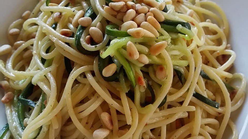 Fettuccine Mit Zucchini Von Blubmuh Chefkoch