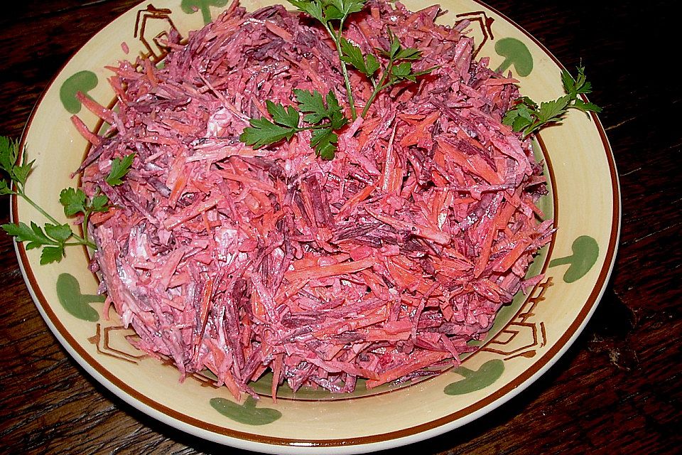 Rote - Bete - Möhren Salat