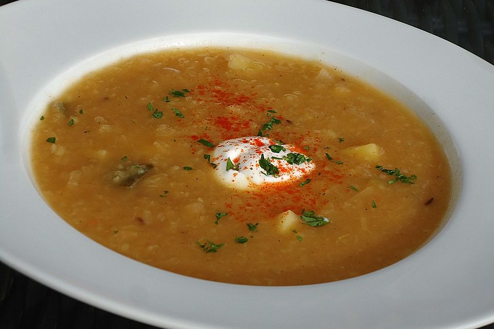 Sauerkrautsuppe nach Pfarrhaushälterinnenart