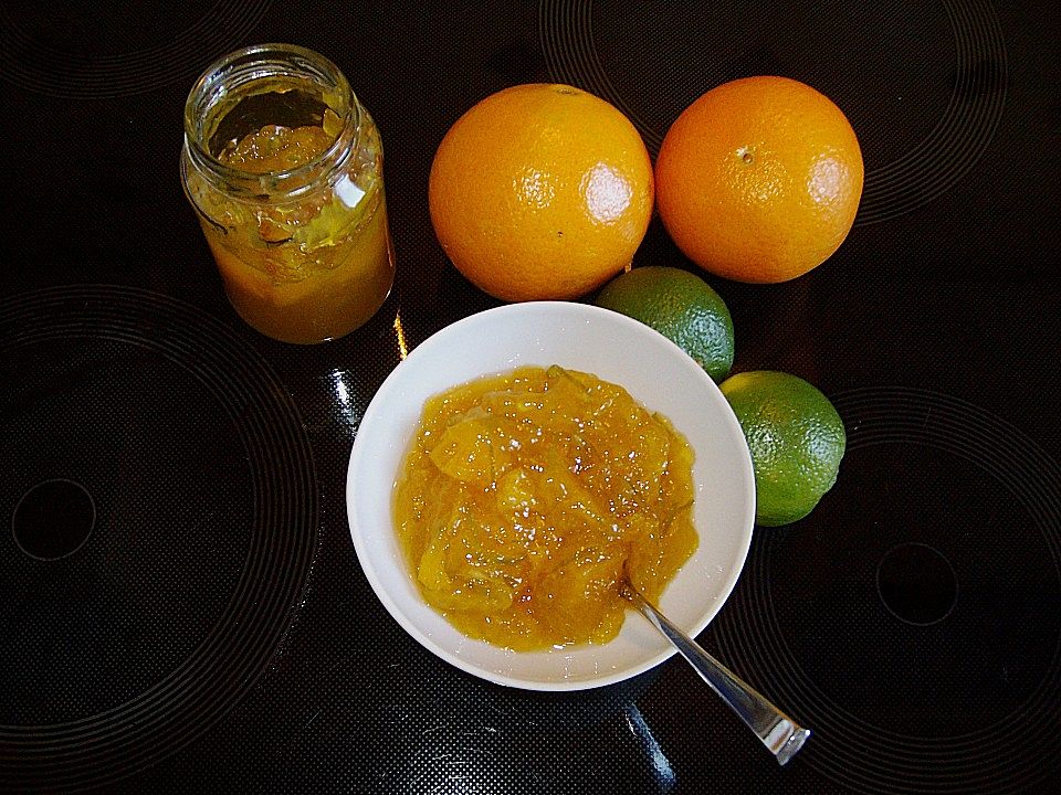 Orangen-Limetten-Marmelade von Rosensammlerin| Chefkoch
