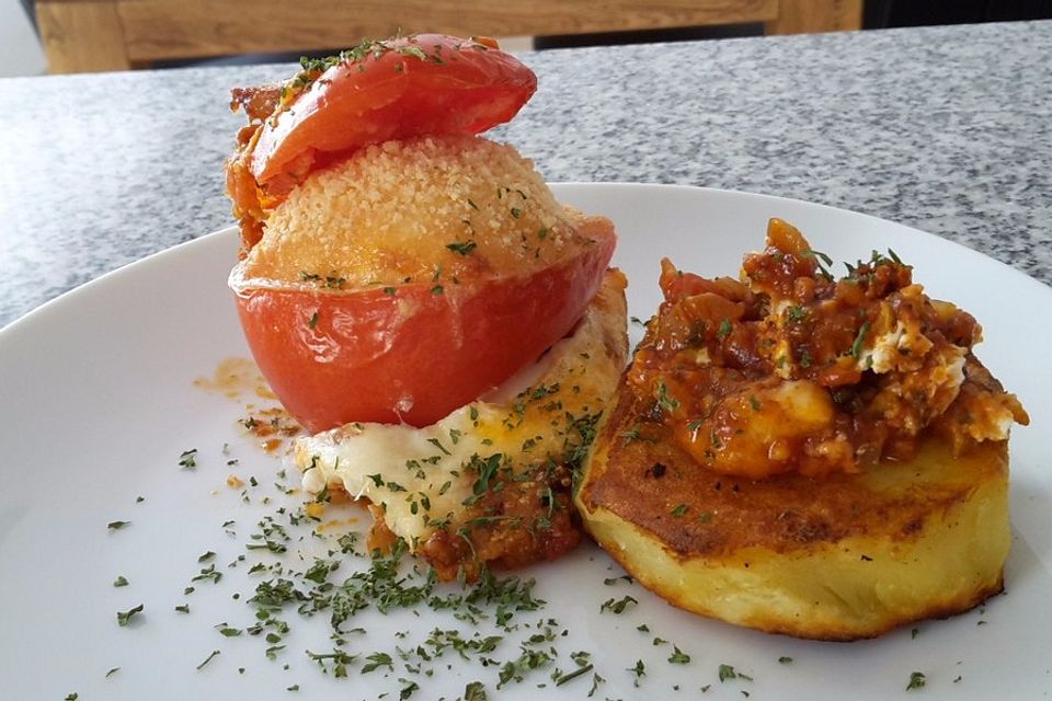 Eier im Tomatenhaus