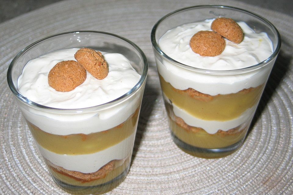 Apfel-Mascarpone-Schichtcreme