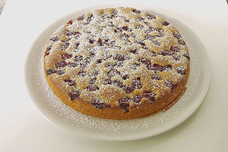 Bananen-Kirsch-Kuchen