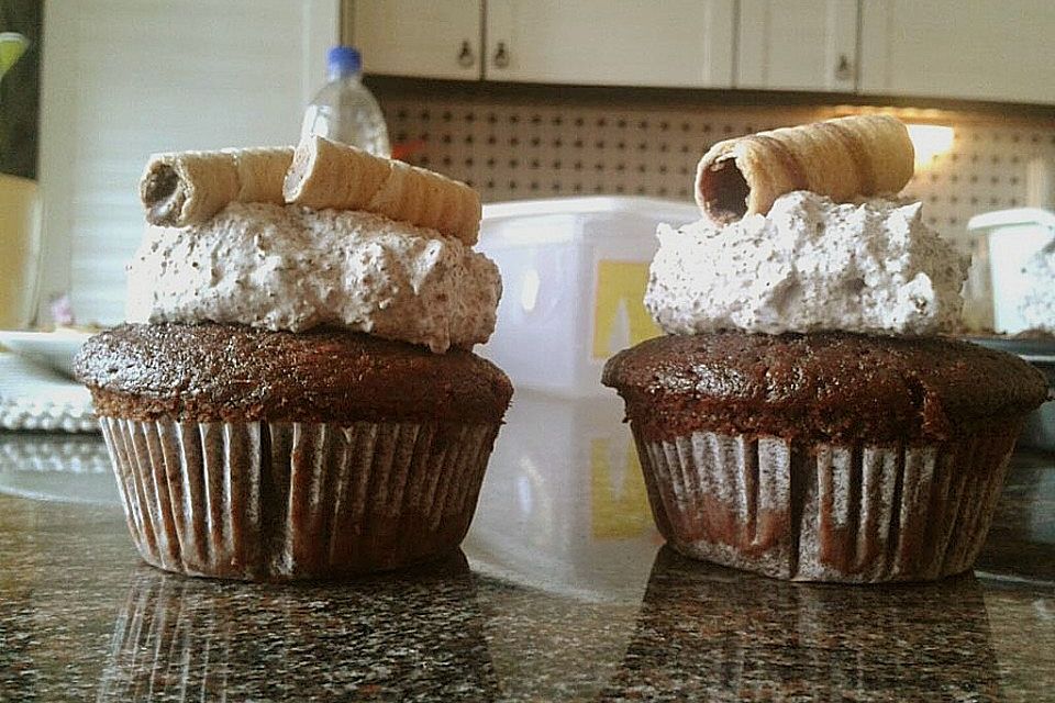 Schokopudding Cupcakes