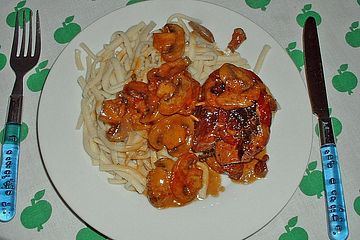 Gefüllte Schweineröllchen