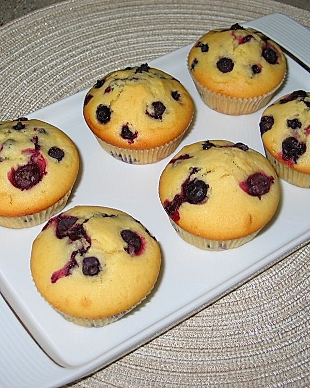 Blaubeer-Vanille-Muffins