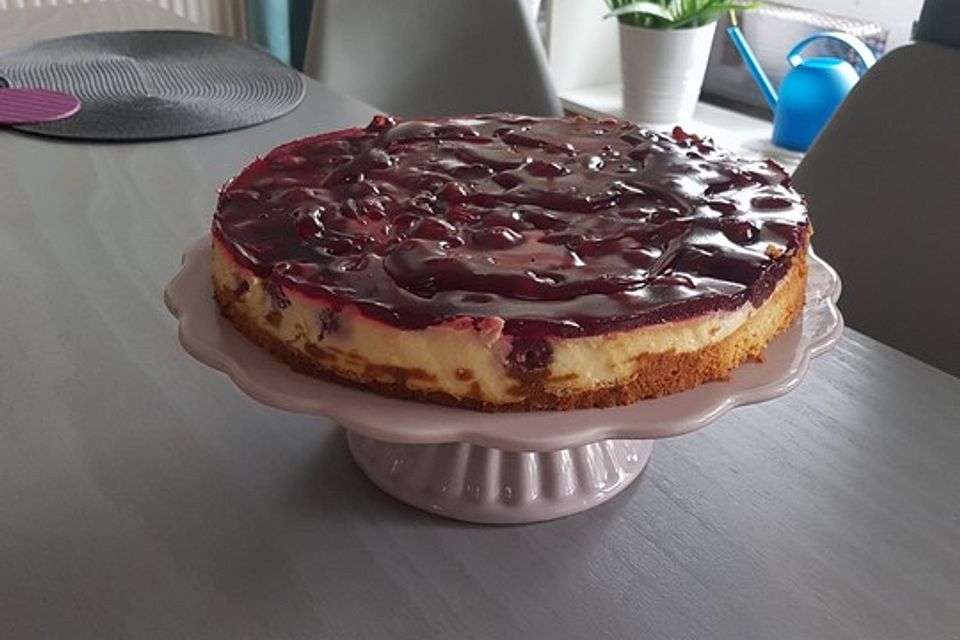 Kirsch-Schmand-Blechkuchen