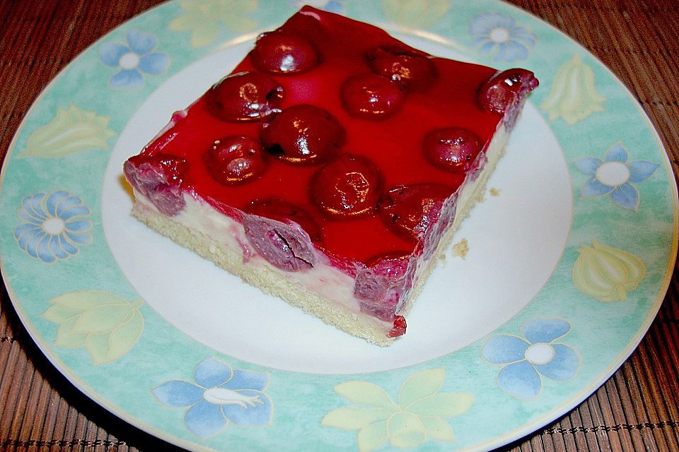 Kirsch-Schmand-Blechkuchen