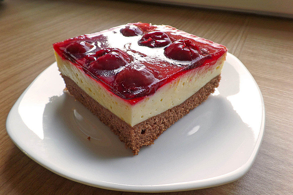 Kirsch-Schmand-Blechkuchen