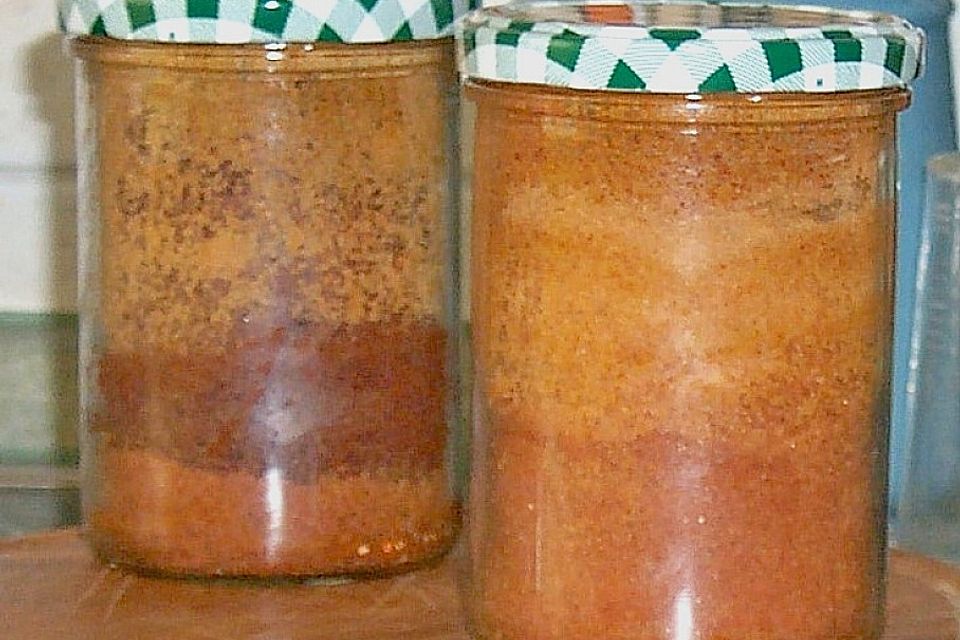Marmorkuchen im Weckglas (Sturzglas) Marmorkuchen im Weckglas (Sturzglas)