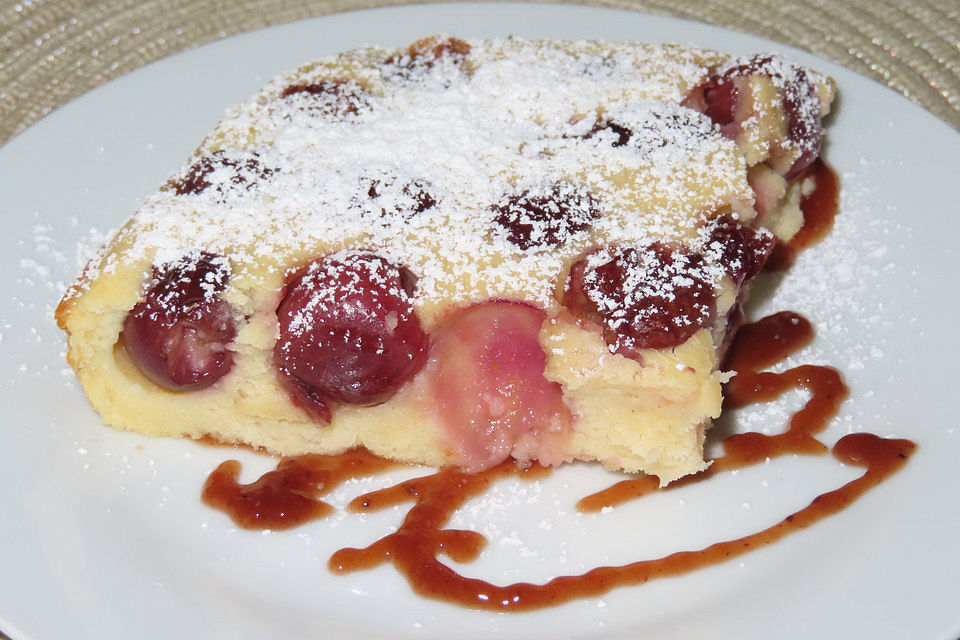 Clafoutis - französischer Kirschauflauf