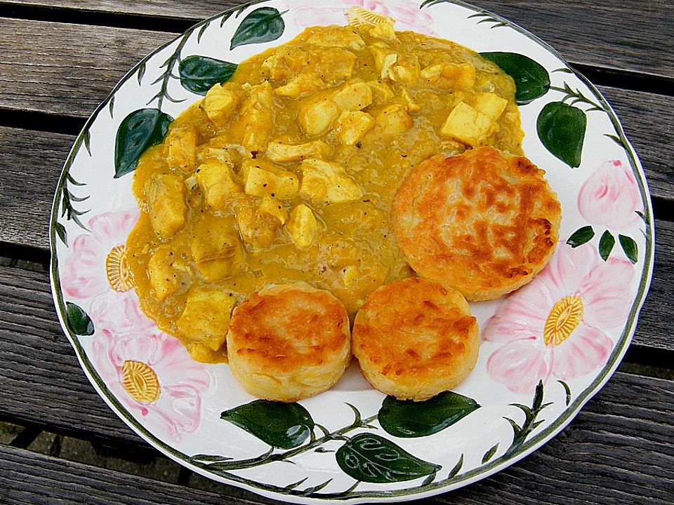 Curryfischragout mit Reisplätzchen von Septera81| Chefkoch