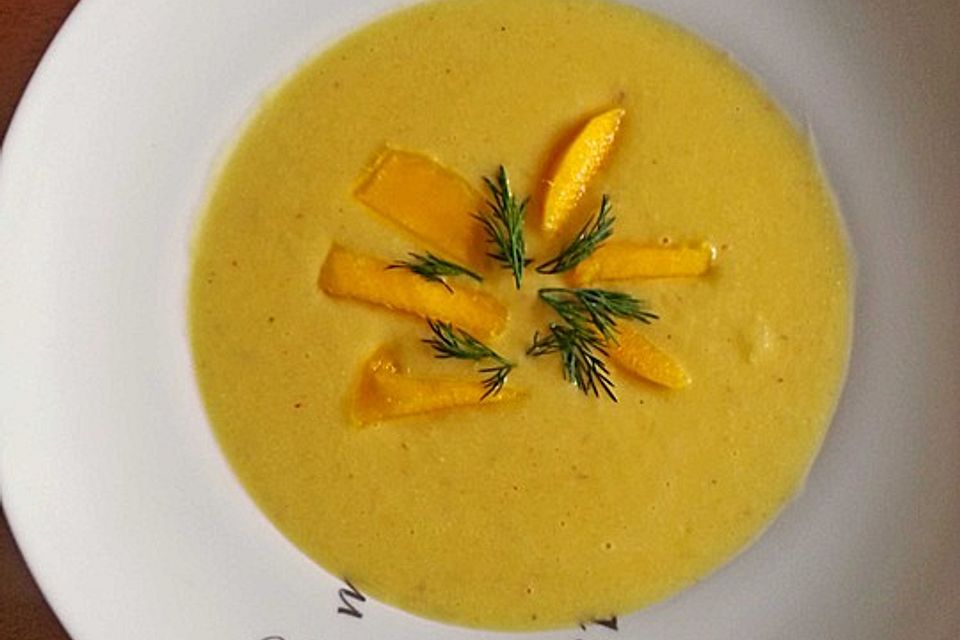 Mango-Kokossuppe