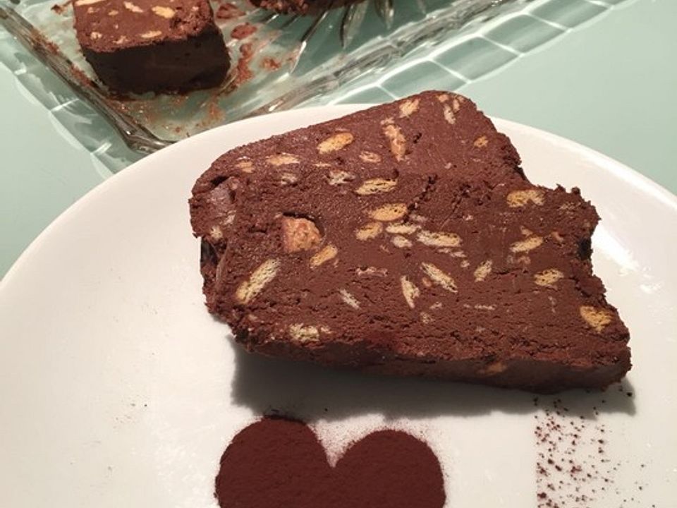 Fluffige Schokoladen-Knusper-Eistorte - ohne Backen von selbstgekocht ...