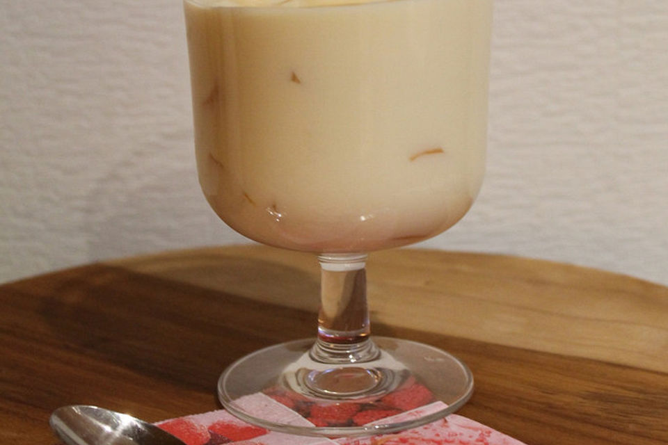 Mascarpone-Pfirsich-Creme