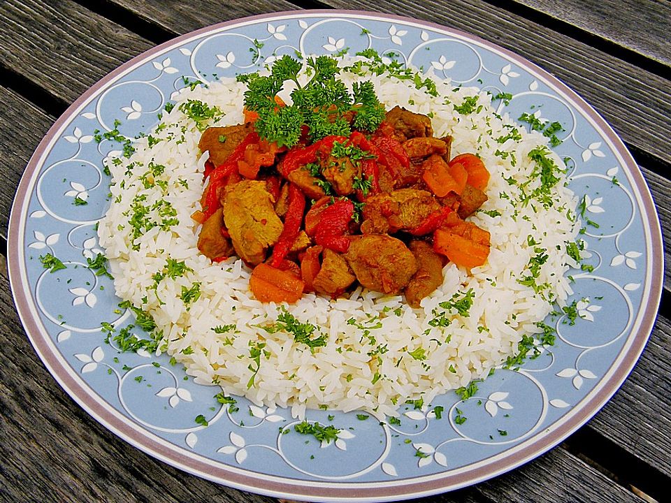 Curry-Putenfleisch mit Reis von Kafelnikov| Chefkoch
