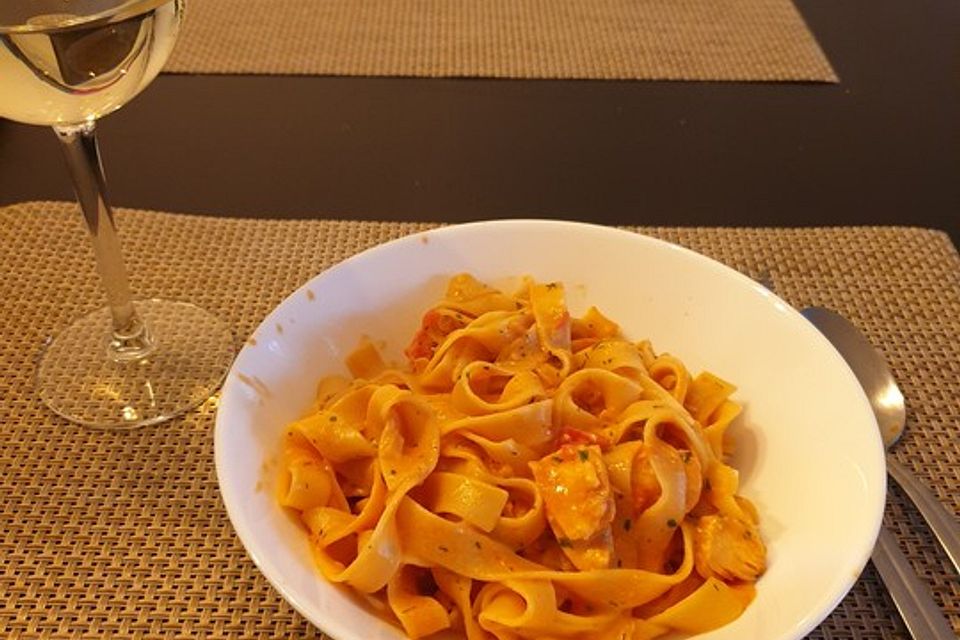 Tagliatelle al Salmone