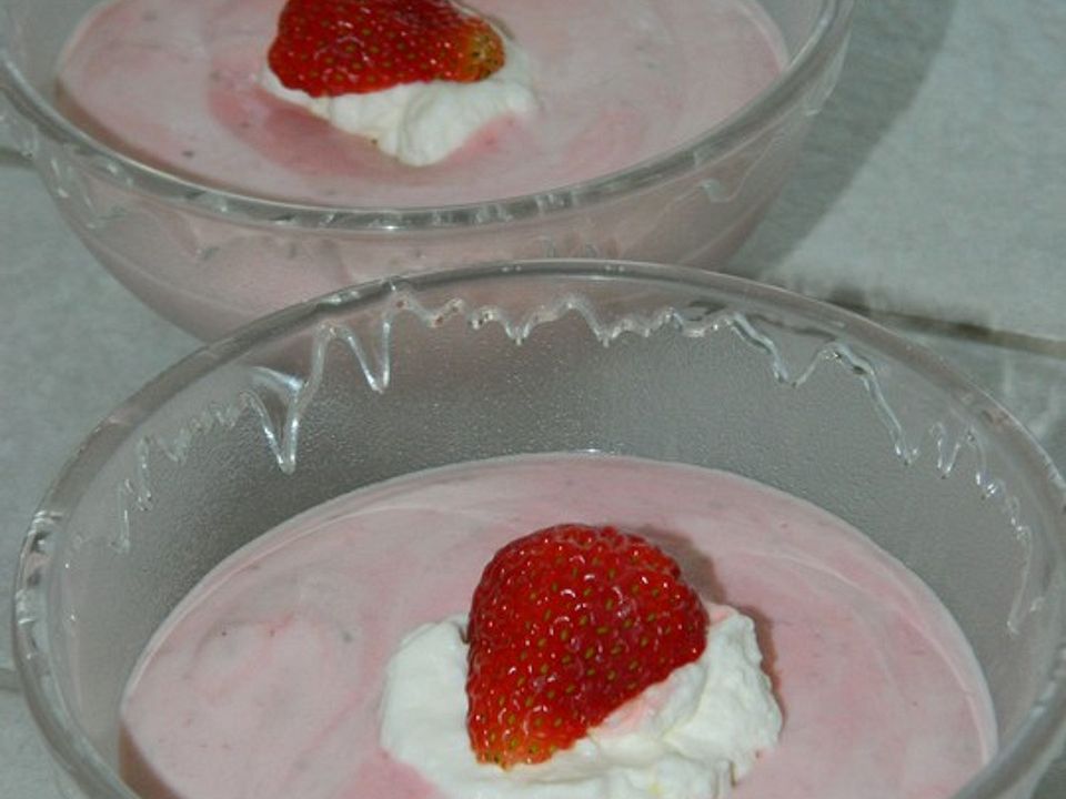 Erdbeer-Sahne Joghurt von taschi85| Chefkoch