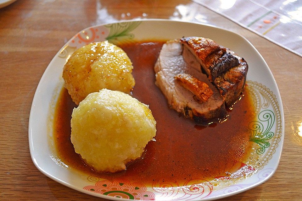 Schweinebraten mit gschmackiger Biersoße