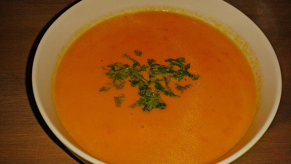 Karotten-Kokos-Suppe mit Ingwer von Aniii78