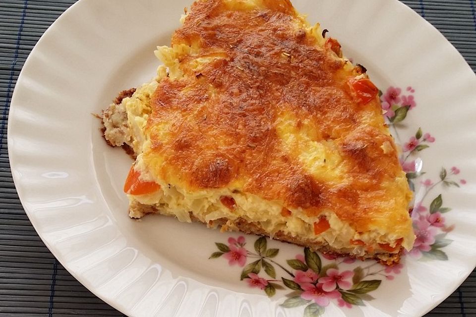 Tomaten-Zwiebel-Quiche