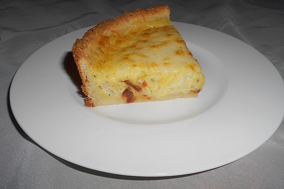 Tomaten-Zwiebel-Quiche