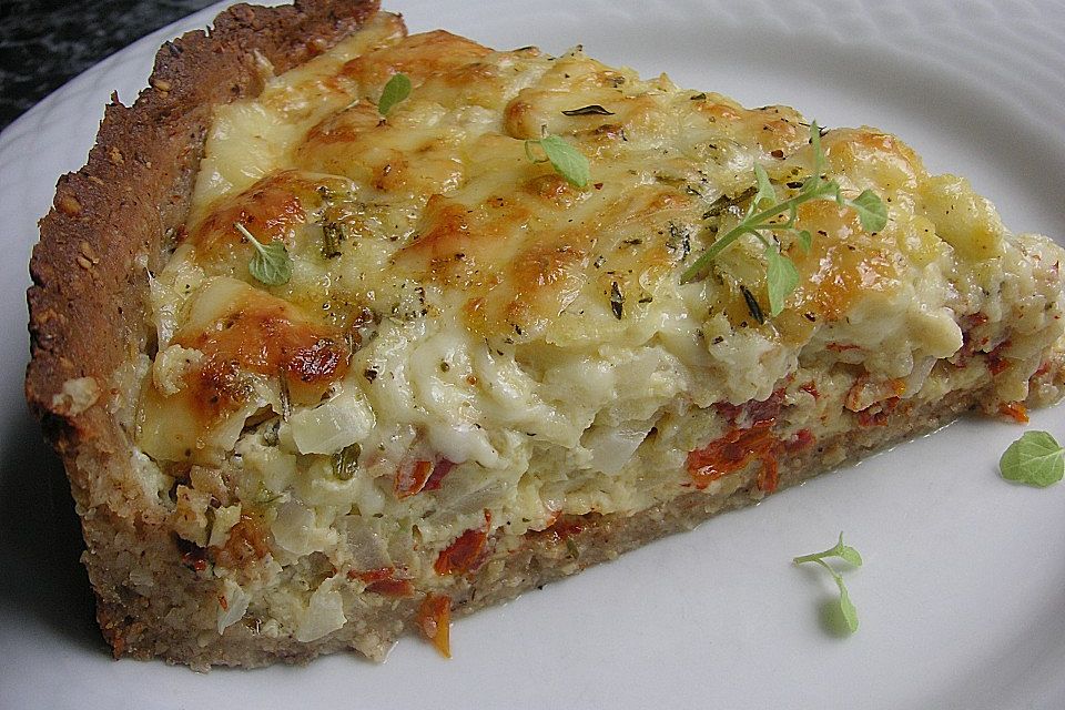 Tomaten-Zwiebel-Quiche